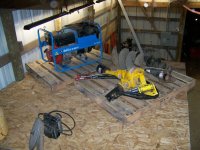 2-11-12 Generator and Hyd. Auger up in Loft.jpg