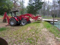 2-26-12 Starting to put out Sodium Bentonite Clay.jpg
