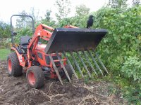 Manure fork and crow.JPG Manure fork and crow.JPG