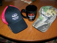 7-12-13 Two Mahindra Caps & Mug.jpg