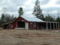 383768-Barn, front angle with roof, Feb 04.jpg