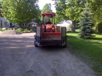 Kubota B26 in 7ft wide dumper 110606.jpg