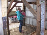 Chloe and Rebecca looking at the ducklings.jpg