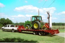 777846-JD 6400 tractor and Kuhn GMD 700 GII.JPG