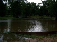 5-27-15 Water Draining Behind Dam.jpg