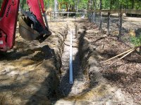 3-24-16 Drain Line 7 Feet From Fence.jpg