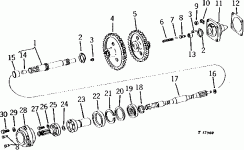 Gears & Shafts (540 - 1000 RPM PTO) (Less Independent PTO) T17900_________UN01JAN94.gif