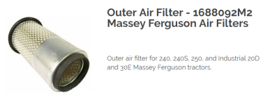 Outer Air Filter 1688092M2.png Outer Air Filter 1688092M2.png