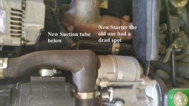 Suction tube manifild repaced was old & cracked & needed to remove to replace starter.jpg