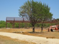 Bardominium Home Steel Frame Erected.JPG