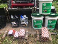 tractor oil and filters.JPG tractor oil and filters.JPG