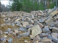 It is now my back driveway.(Rocks).JPG