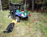 Fall trail work Rhino, Gromit.jpg