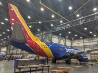 8-31-20 SWA 737-700 In Hangar Nose Pocket.jpg