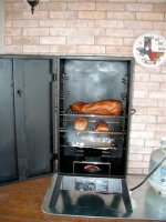 Smoker with meats.JPG