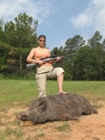 This is how to dress when hog hunting!! 28 April 2007.jpg
