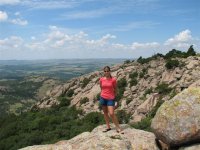 01 Steph on Scott Mt in the Wichita Mtns. Oklahama.jpg