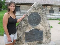 08 Steph in front of Pony Express Station in Nebraska.jpg