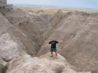 51 Me at the edge of a canyon in the Badlands, SD.jpg