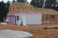 Purlins on the roof..JPG