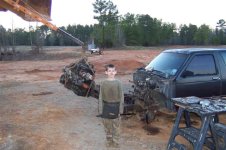 Peyton with the engine he took out today!!!.jpg